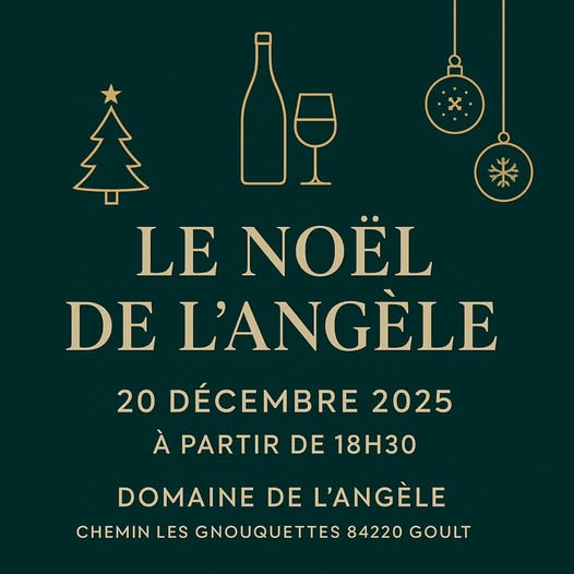 Le Domaine de l'Angèle à Goult. Soirée festive et gourmande