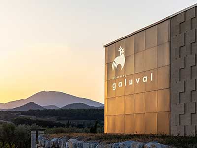 Domaine de Galuval à Cairanne en Vaucluse