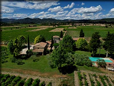 Domaine de Mas Caron à Caromb dans le Vaucluse