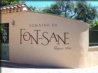Domaine de Font-Sane à Gigondas dans le Vaucluse