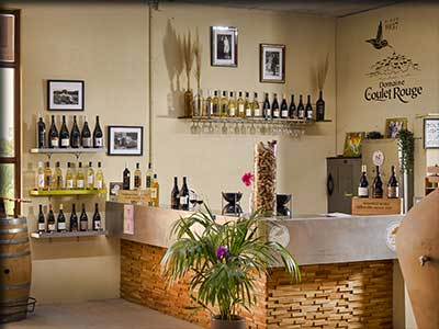 Domaine viticole du Coulet Rouge à Roussillon