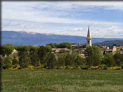 Saint-Didier dans le le Vaucluse, vignoble et terroir