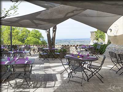 Restaurant Le Mesclun à Séguret en Vaucluse dans les Dentelles de Montmirail